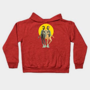 Standing by the sunset Kids Hoodie